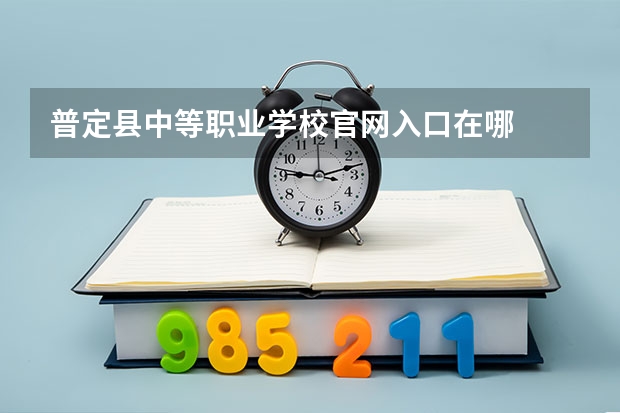 普定县中等职业学校官网入口在哪