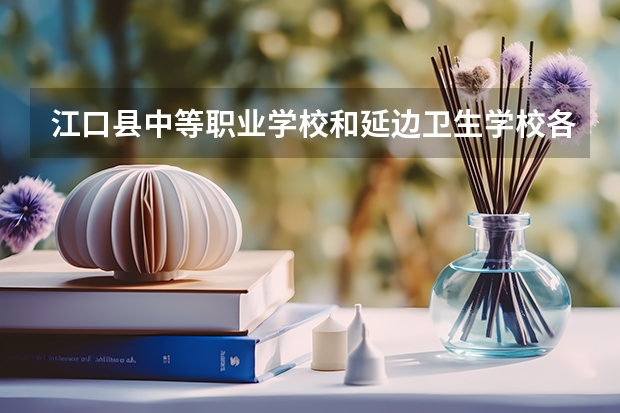 江口县中等职业学校和延边卫生学校各有什么优势