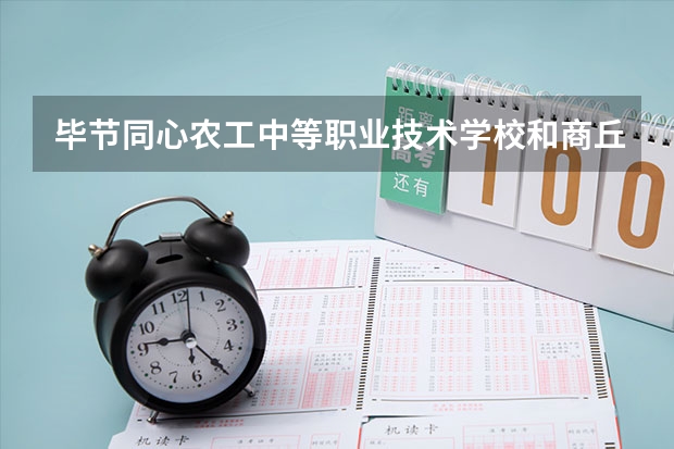 毕节同心农工中等职业技术学校和商丘职业技术学院中专部各有什么优势