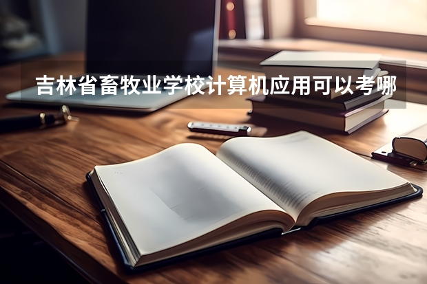 吉林省畜牧业学校计算机应用可以考哪些证书