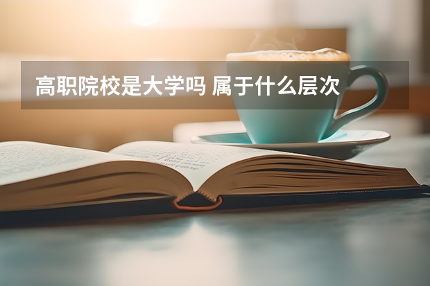 高职院校是大学吗 属于什么层次