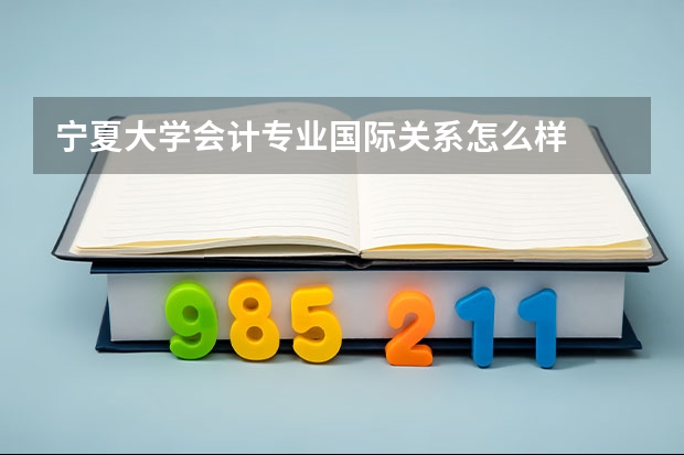 宁夏大学会计专业国际关系怎么样