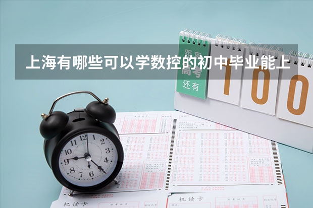 上海有哪些可以学数控的初中毕业能上的5年制高职