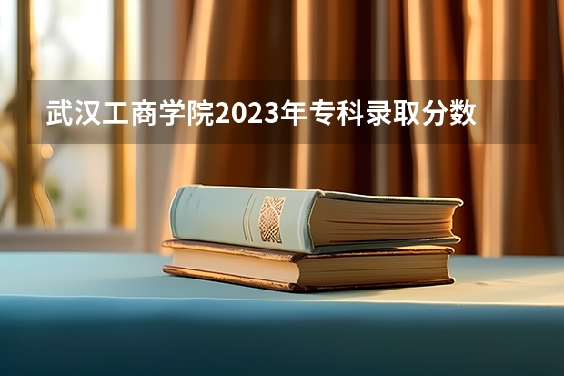 武汉工商学院2023年专科录取分数线是多少？