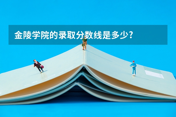 金陵学院的录取分数线是多少?